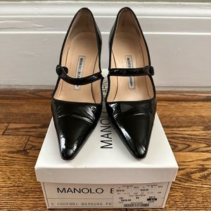 Manolo Blahnik - Black Mary Jane size 36.5